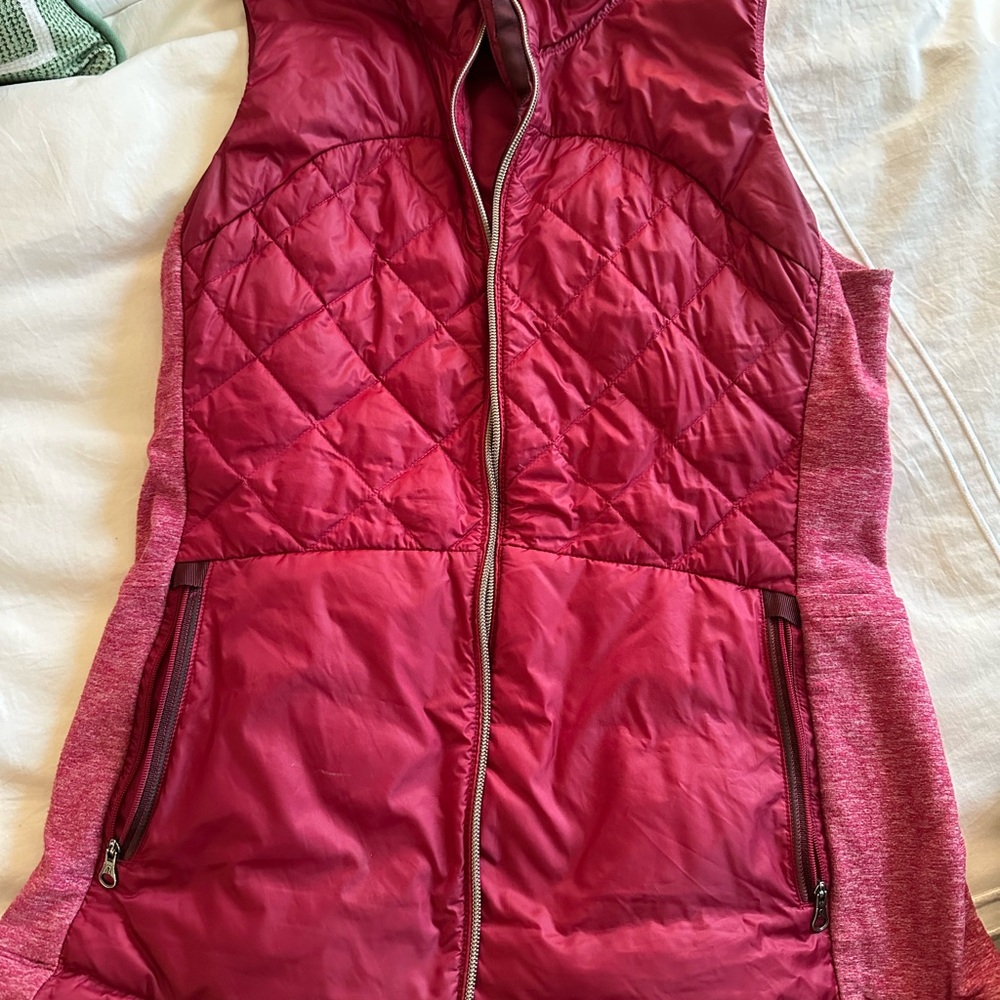 Lululemon Athletica Quilted Down Vest - pink